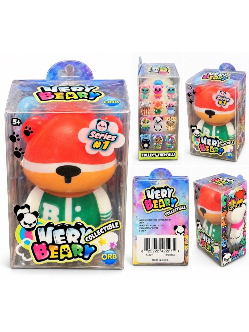 Very Beary Collectible Series 1 Squishy - Sports Bear